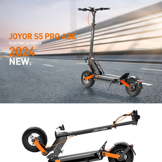 Joyor S5 ABE 48V 13Ah battery and charging port